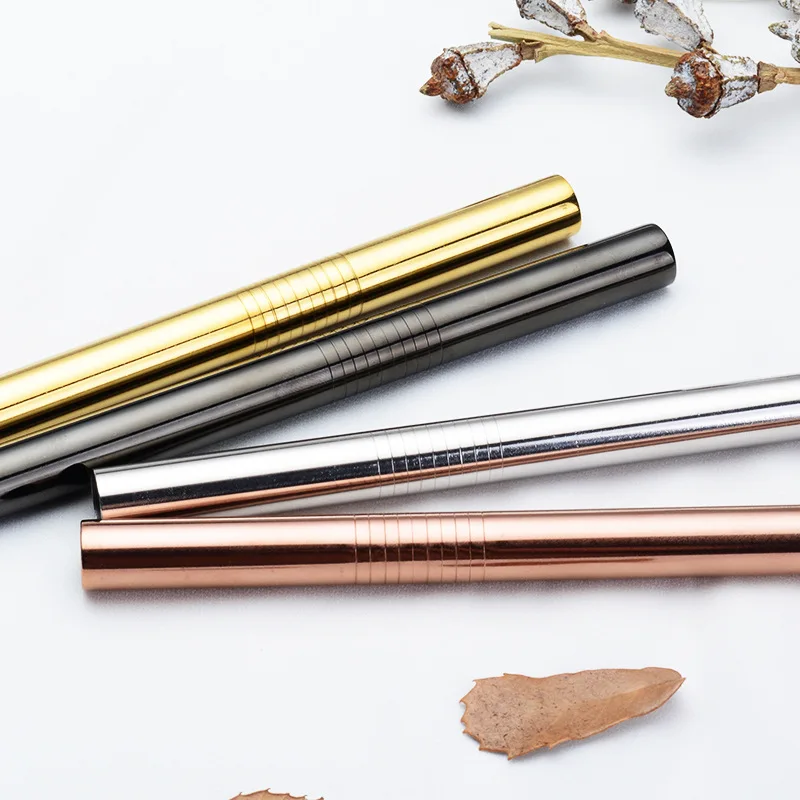 Металлическая соломинка из нержавеющей стали многоразовая Питьевая соломка