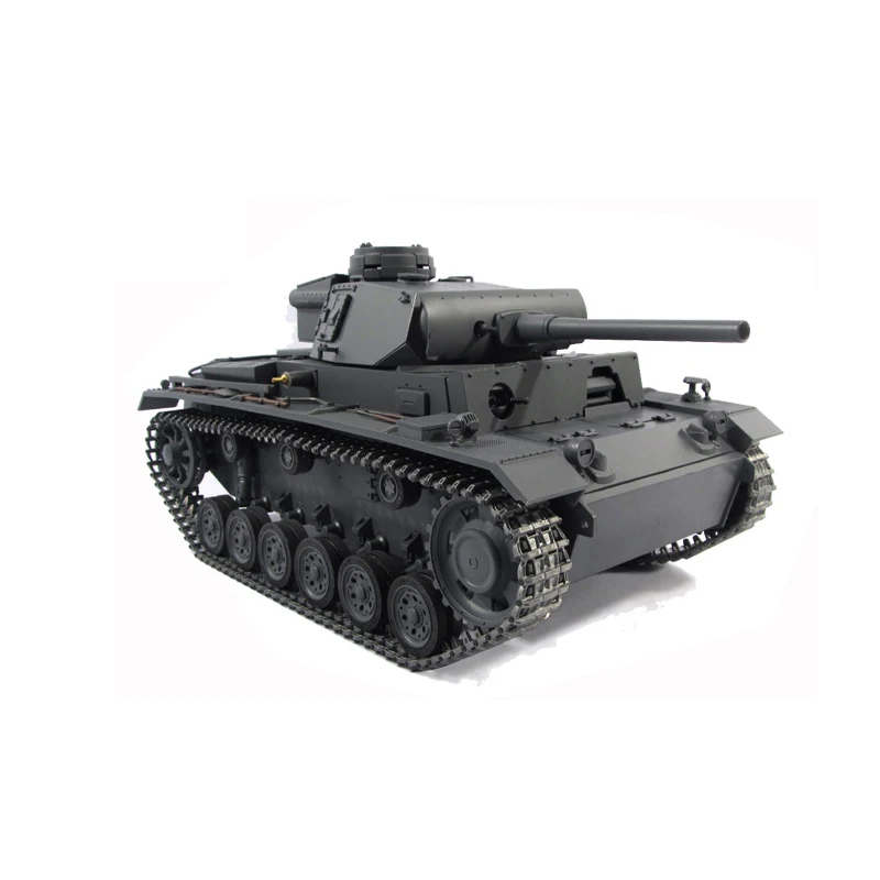 100% Металл Mato 1/16 Panzer III RC RTR Танк модель BB съемные гранулы серый 1223 TH00661|panzer iii|model tank