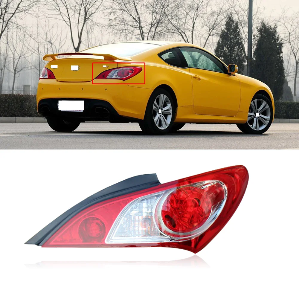 CAPQX для Hyundai генезис купе 2009 2010 задний бампер светильник фонарь стоп-сигнал хвост