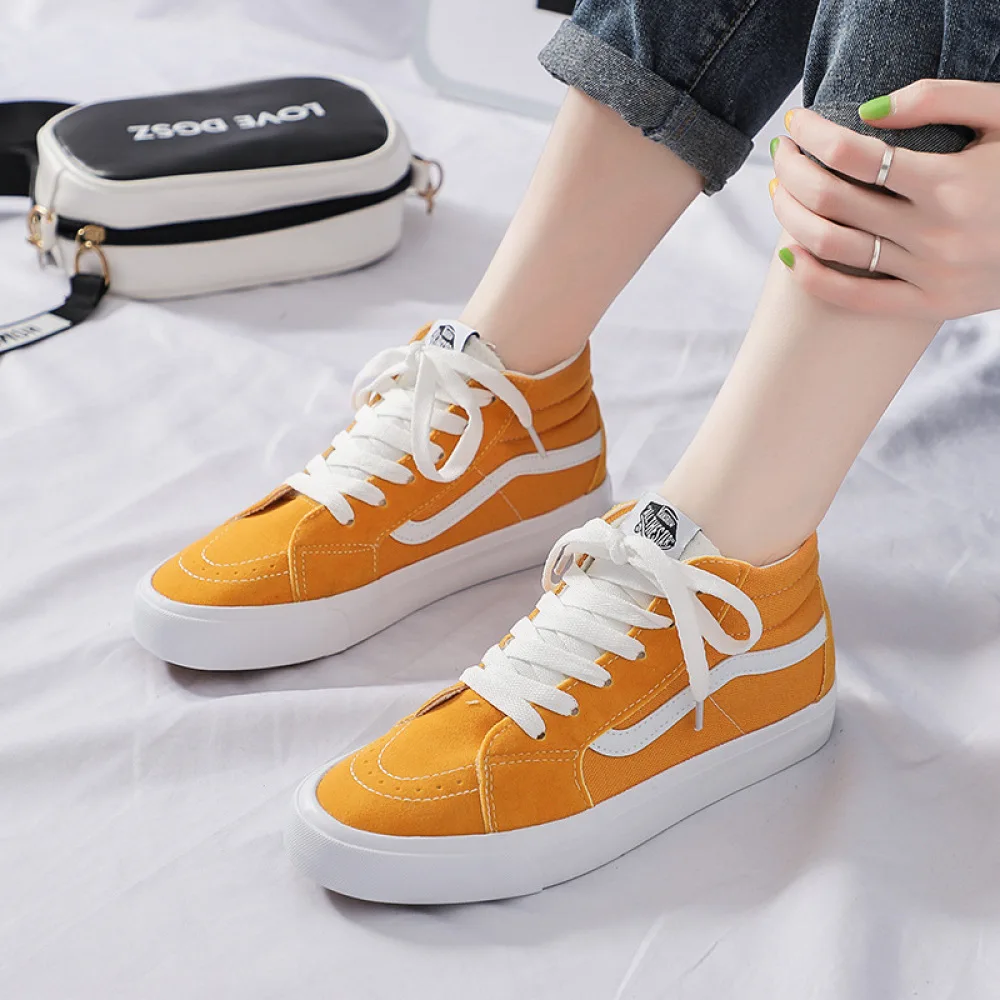 

Women Canvas Flats Shoes Sneakers Woman Casual Couple Shoes Classic All-match Student Skateboard Female Flats Casual Shoes