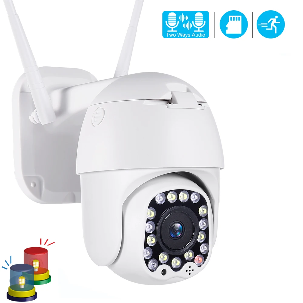 Ycc365 Plus 1080 P скоростная купольная уличная WiFi беспроводная Pan Tilt ip-камера 2 способа