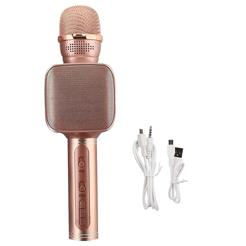 SU-YOSD микрофон для караоке с ночным светильник щением в руке | Электроника