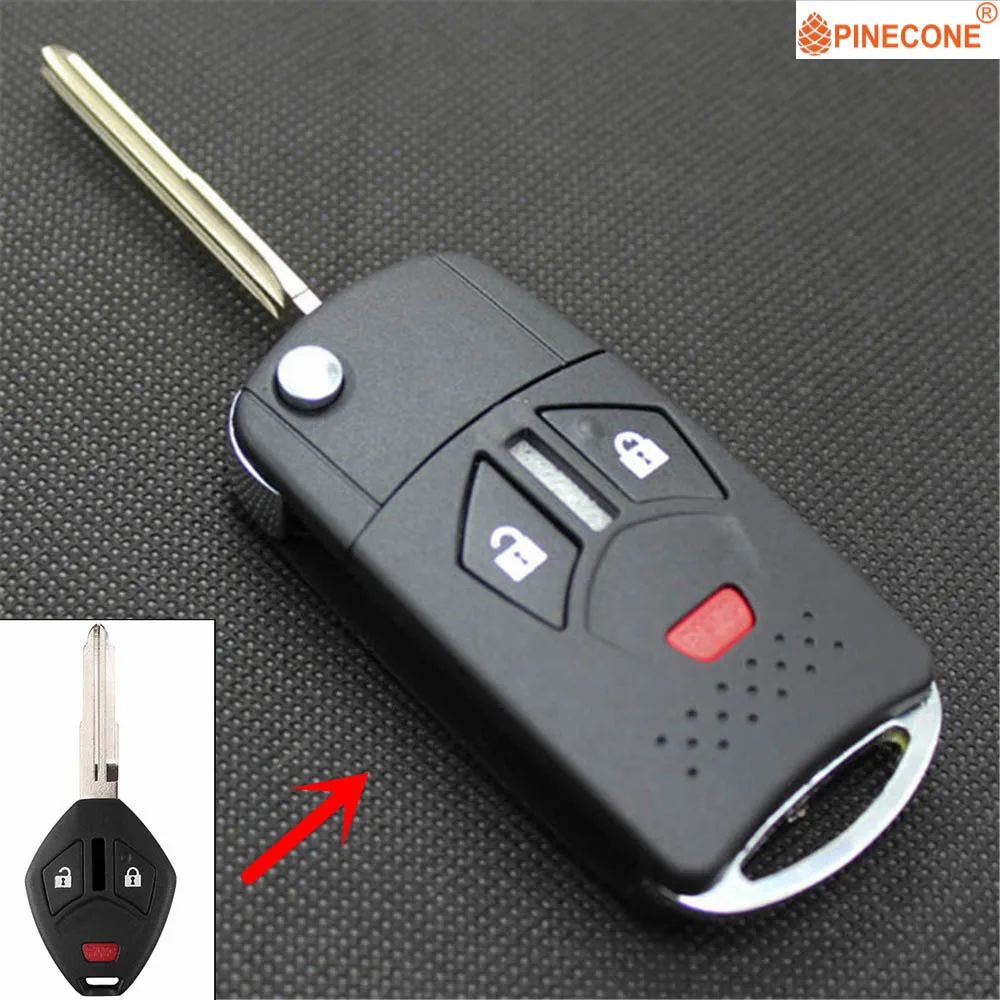 

Шишка для Защитные чехлы для сидений, сшитые специально для Mitsubishi Lancer Outlander Endeavor Galant ключ 2 + 1 кнопки MIT11R модифицированный Флип складной дист...