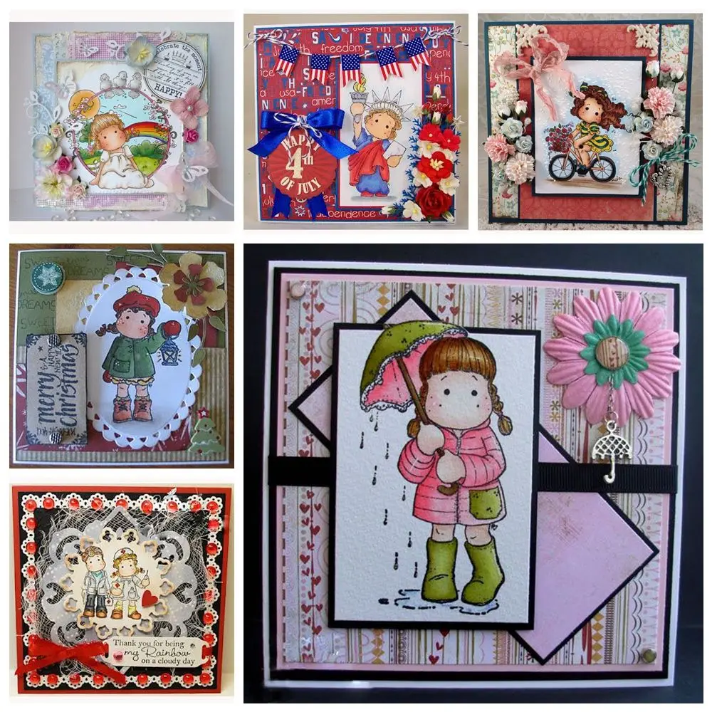 1 шт. прозрачный силиконовый резиновый штамп милый лист для скрапбукинга