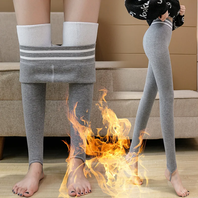 Winter Leggings Women Velvet Fleece Lined Slim High Waist Skinny Women Leggins Thermal Pants Warm Legging 2021 Winter Clothes
