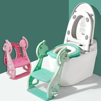 folding infant potty seat urinal backrest training chair with step stool ladder for baby toddlers boys girls safe toilet potties