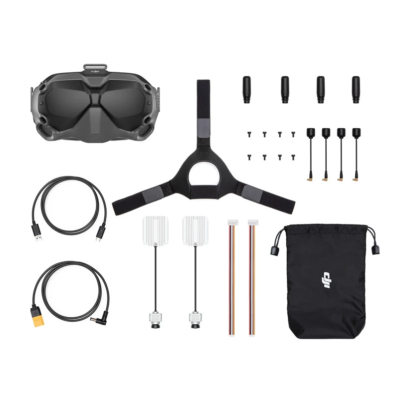 DJI FPV опыт комбо включает очки и воздушный блок с новой цифровой системой