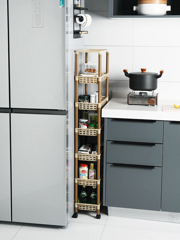 Многоуровневая полка для хранения кухонная холодильная тележка фруктов и овощей