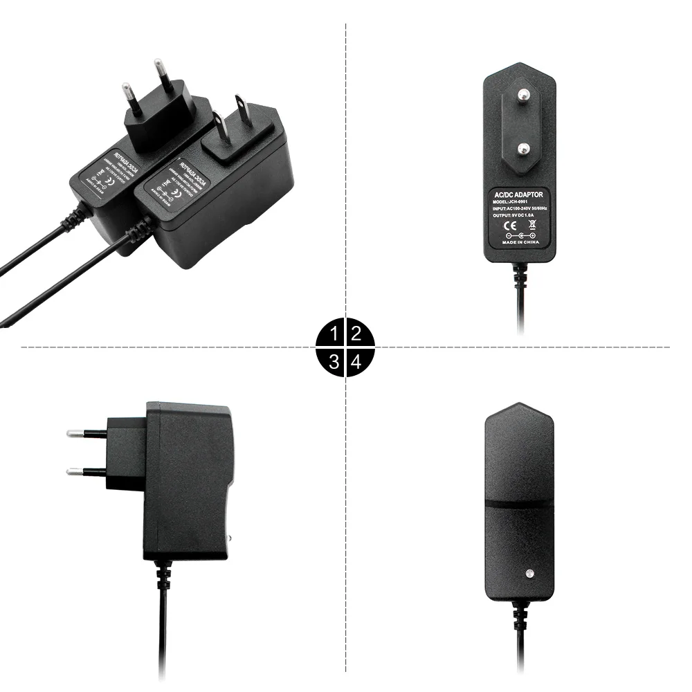 Блок питания 9 В переменного тока адаптер 1 а 220 до блок с вилкой европейского
