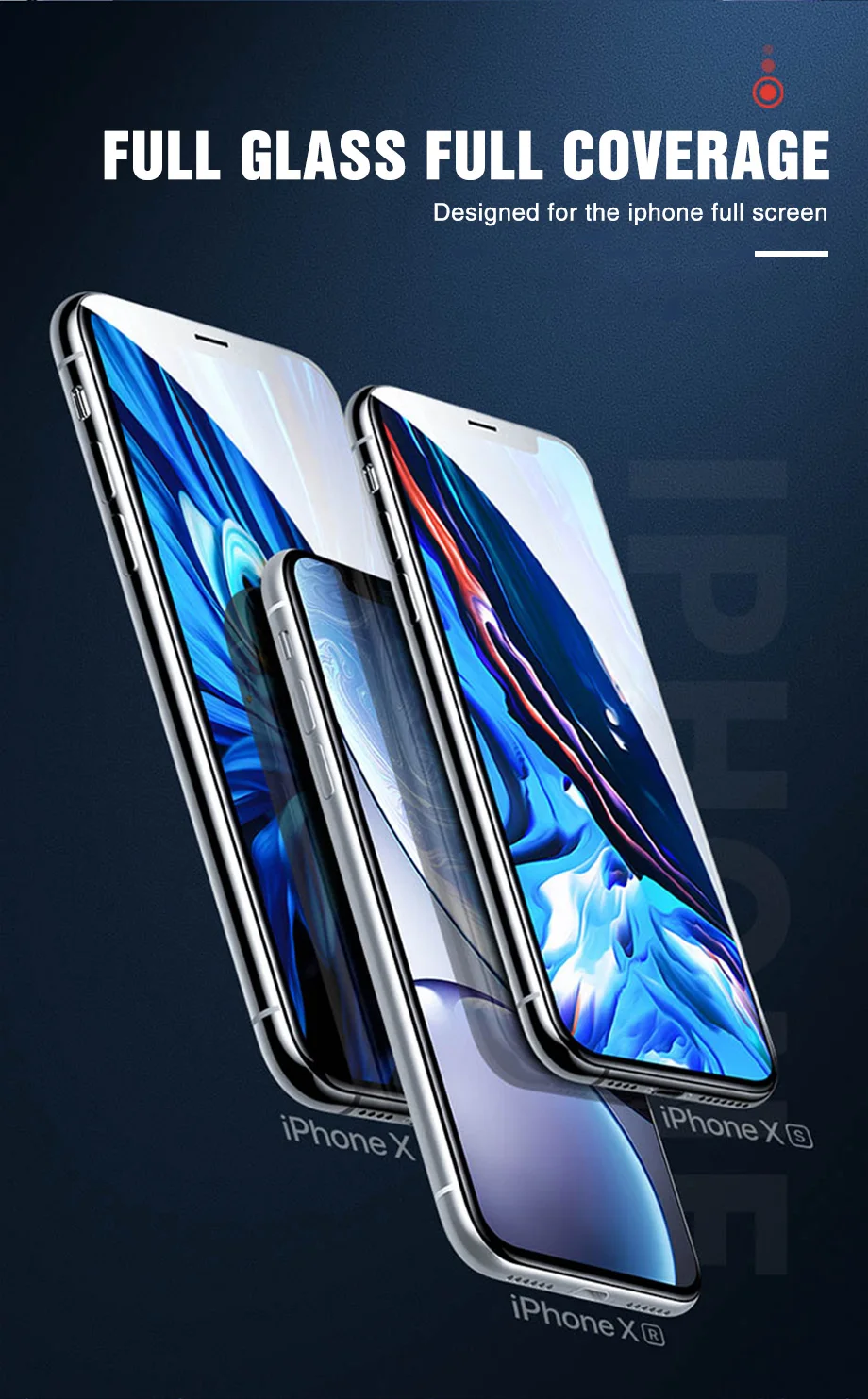 100D полное покрытие Защитное стекло для IPhone X XR XS 6 6S 7 8 Plus Защитная пленка для экрана на IPhone XR XS MAX 5 5S SE 8 7 X стекло