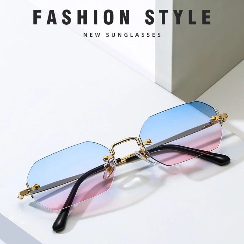 

Очки без оправы с защитой от синего света, A66