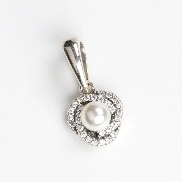 

Original 925 Sterling Silver Charm Creative Concentric Knot Pendant Fit Pandora Women Bracelet & Necklace Diy Jewelry