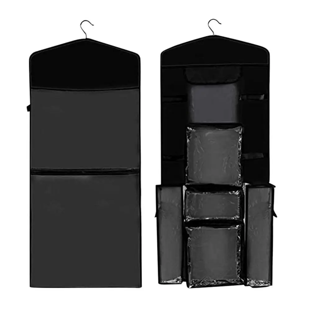 

Двусторонний органайзер для подарочной упаковки, подвесной органайзер для упаковки бумаги, сумка для хранения с карманами, большой водонеп...