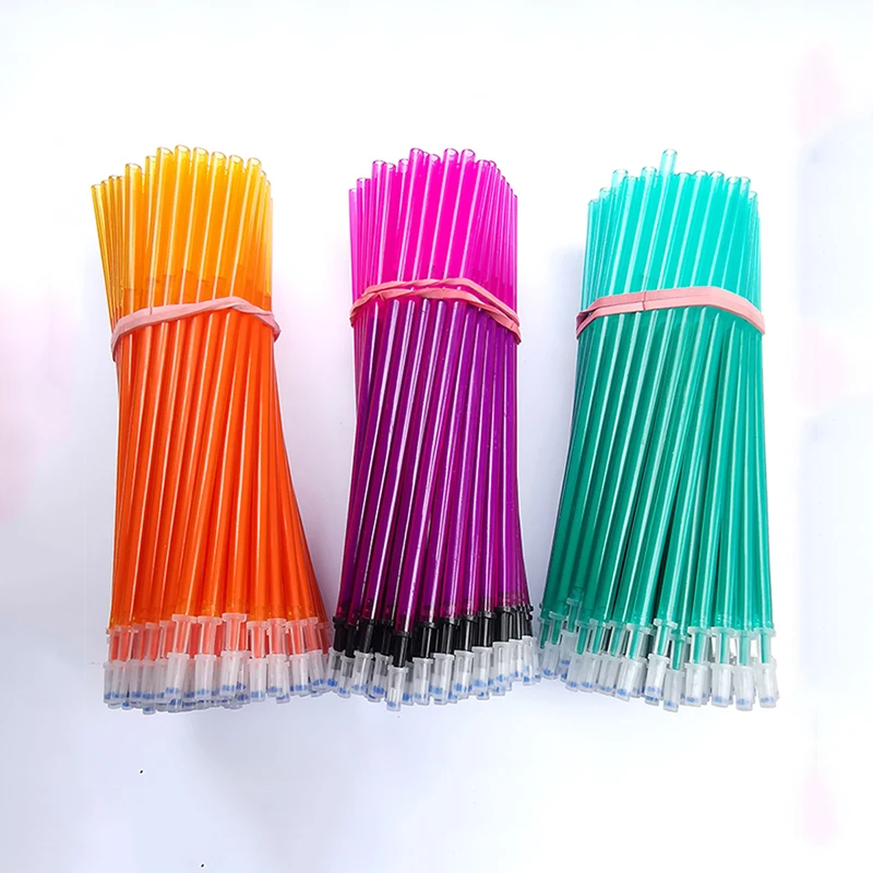 

Color Ink Erasable Pen Refill Washable Handle Erasable Gel Pen Set Magic Blue Black Red Ink School Office Writing Stationery
