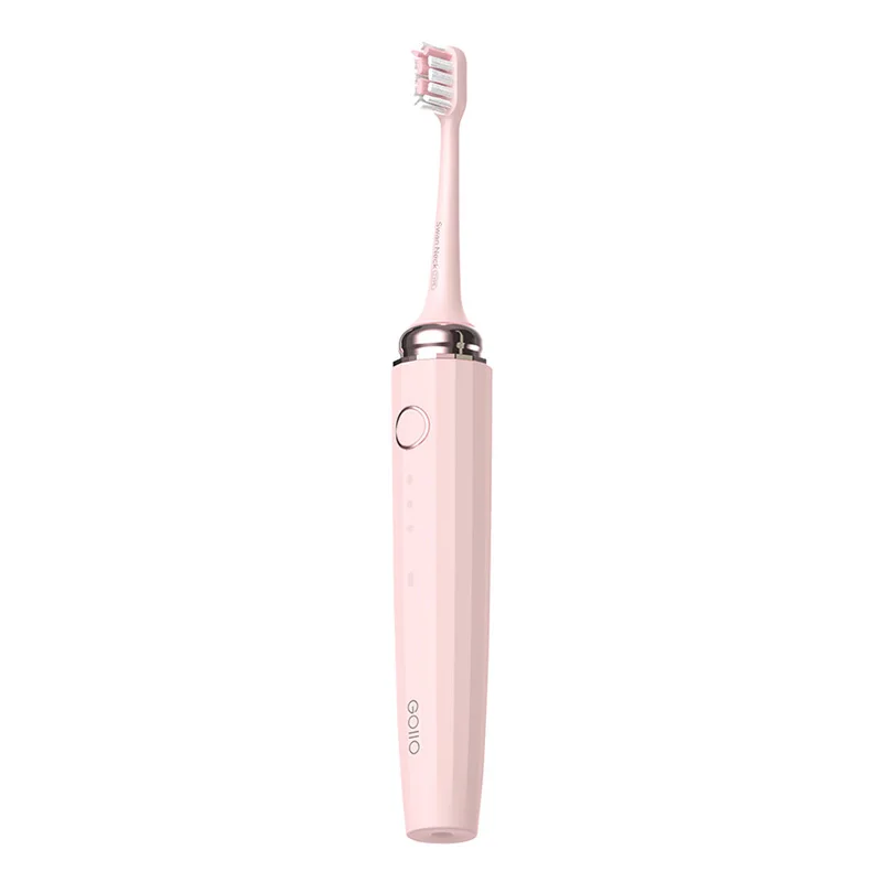 Pink Toothbrush Электрическая зубная щетка звуковая волна IPX7 Водонепроницаемая перезаряжаемая высокое качество смарт-чип отбеливание Уход за зубами здоровье - Цвет: Pink Toothbrush