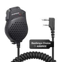baofeng uv 82 2 dual ptt speaker mic microphone for baofeng uv 82plus gt 5tp portable radio walkie talkie bf uv82 two way radio
