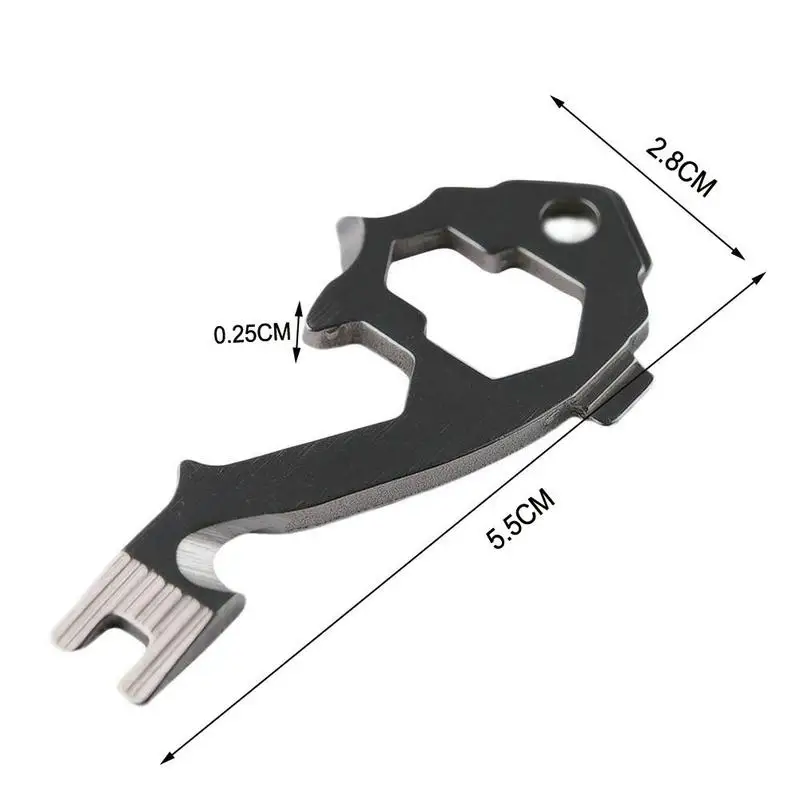 

20-in-1 EDC Multi-Tool Pocket Key Chain Multi Tools Hook EDC Carabiners Keychains Outdoor Camping Survival Travel Kits Grav N0Y1