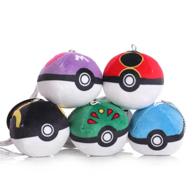 

5 Pcs/Set Pokemon Genuine Plush Doll 7 CM Pokemon Pet Elf Ball Pendant Toy Knapsack Pendant Car Pendant Plush Toys Gifts