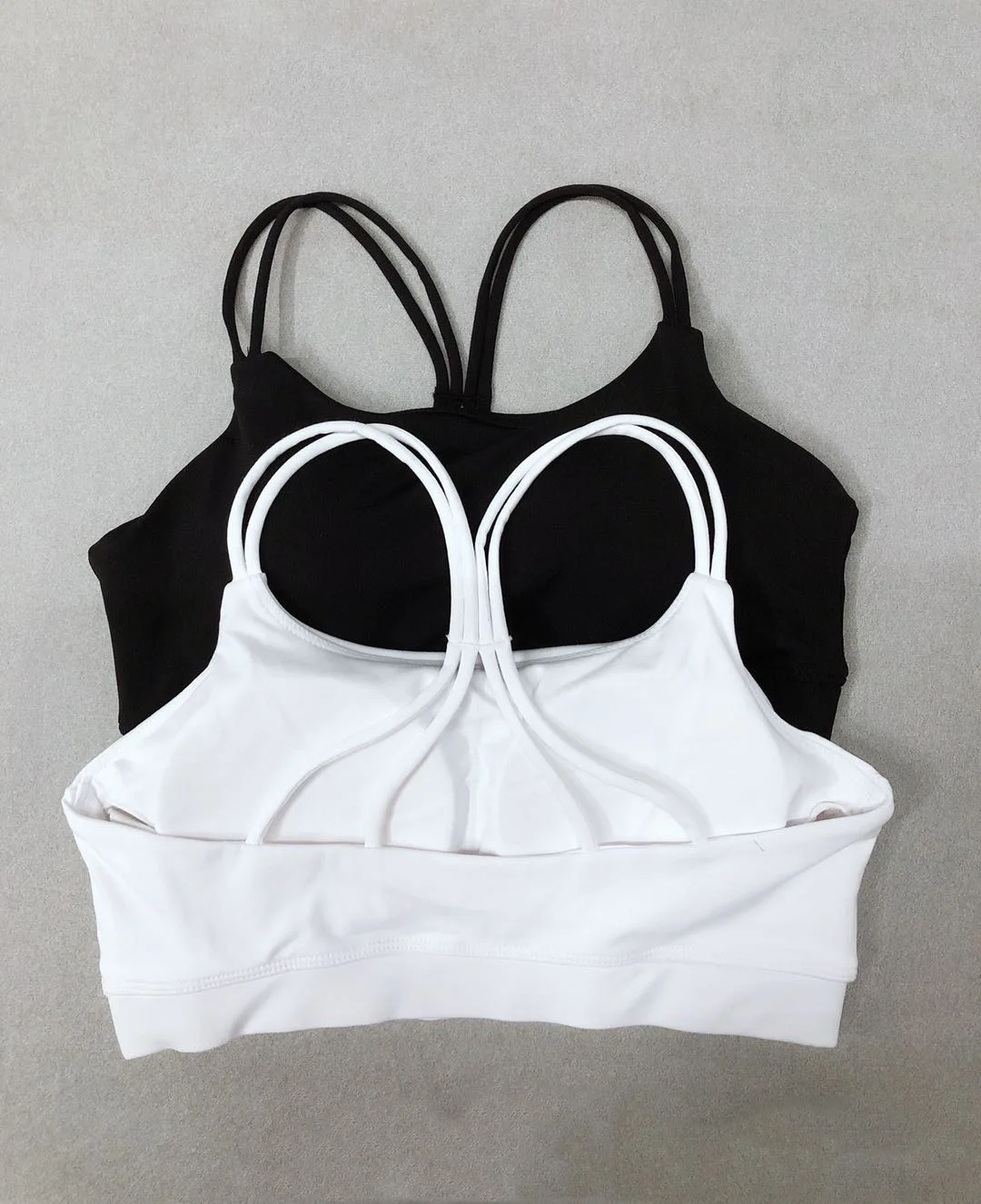 

Underwear Push Up Solid Crop Tops Vest Cross Back Quick Dry Preppy Style Workout Femme Padded Bra Harajuku Tops for Women Summer