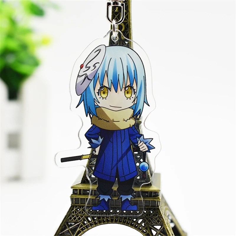 1pcs That Time I Got Reincarnated as a Slime Acrylic Pendant Keyring Cos Prop Anime Cartoon Keychain New Year Gifts for Boy Girl | Украшения