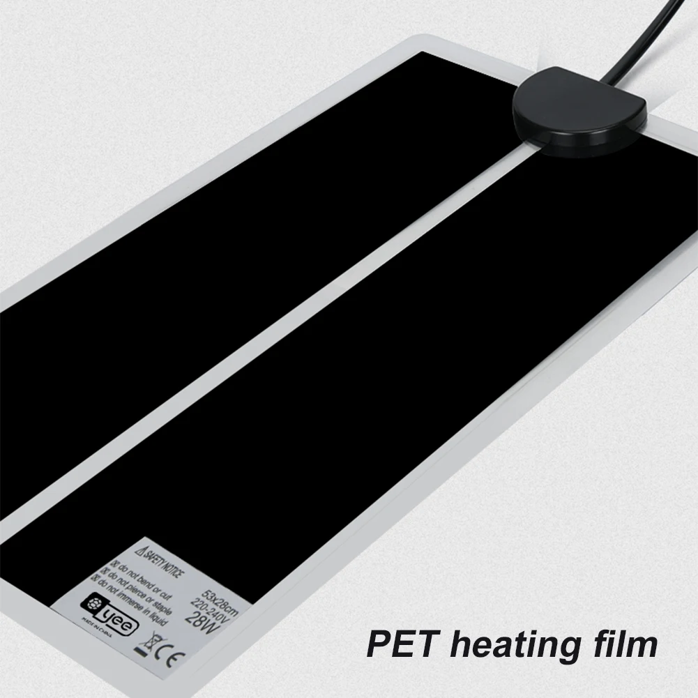 

New Adjustable Temperature Reptile Heating Heater Mat Portable Size Super Thin Pet Heating Pad For Dog Cat EU Plug Hot Sale
