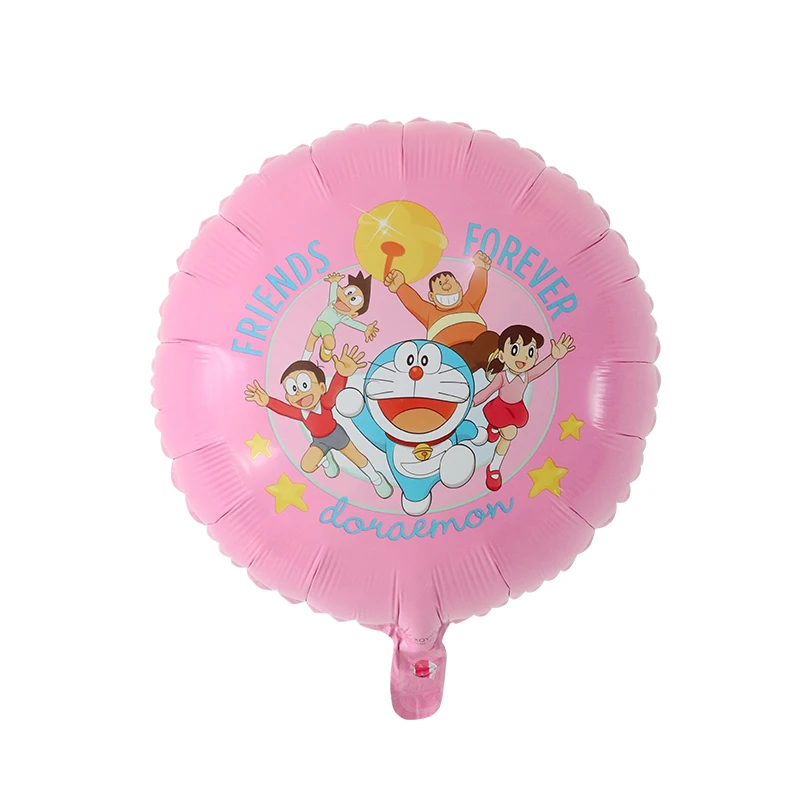 10 шт 18 дюймов мультфильм Doraemon воздушные шары из фольги Jingle cat Globos Гелиевый шар с