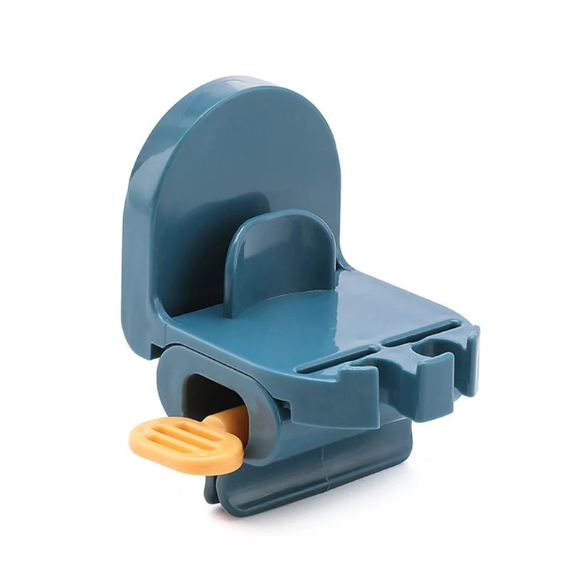 

Toothbrush Holder Toothpaste Squeezer Shelf Bathroom Multifunctional Plastic Cream Tube Squeezing Dispenser EIG88