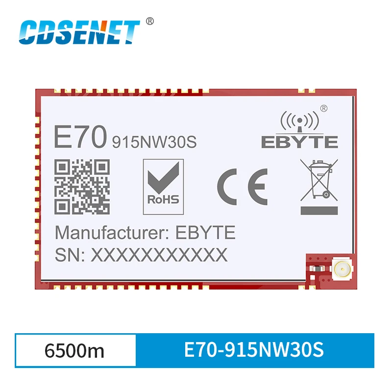 Беспроводной модуль приемопередатчика Ebyte E70 915NW30S Star Network IoT 915MHz SMD 30dBm один мастер