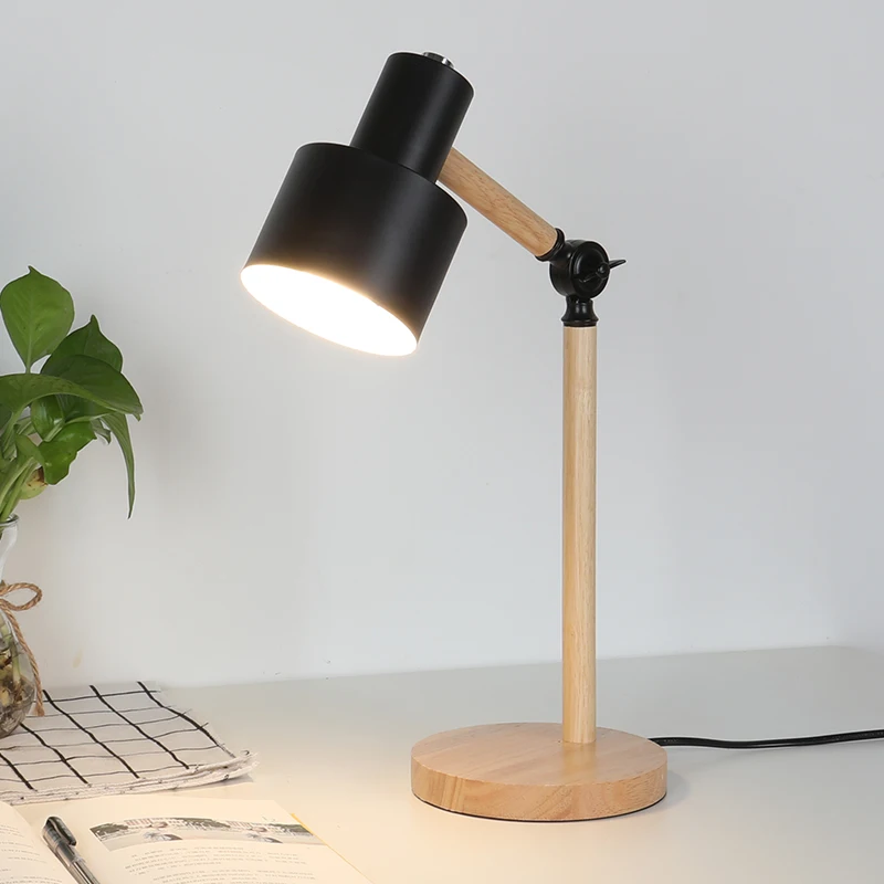 Скандинавская настольная лампа современный прикроватный светильник для спальни