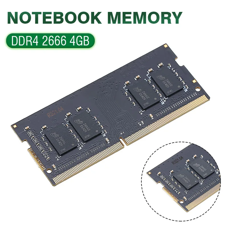 POHIKS 1 шт. DDR4 2666 МГц 4 Гб оперативной памяти ноутбука PC4-21300 PC4-2666V SODIMM модуль для ПК