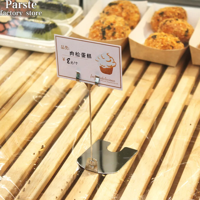 Металлический зажим для этикеток 5 шт. цена на хлеб карточка хлебопекарни