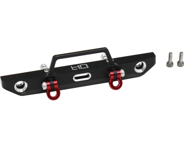 Hot Racing CNC machined aluminum front bumper with 3mm LED light buckets for SCX24 90081 | Игрушки и хобби