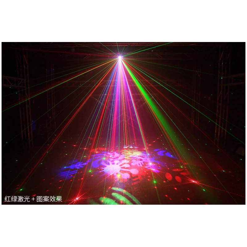Лидер продаж светодиодный мини-светильник 4 в 1 с лазерным стробоскопом Эффект