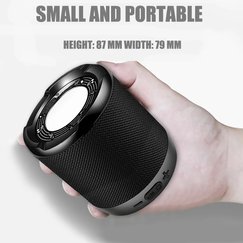 Bluetooth колонка LIGE портативная звуковая система 10 Вт водонепроницаемая уличная