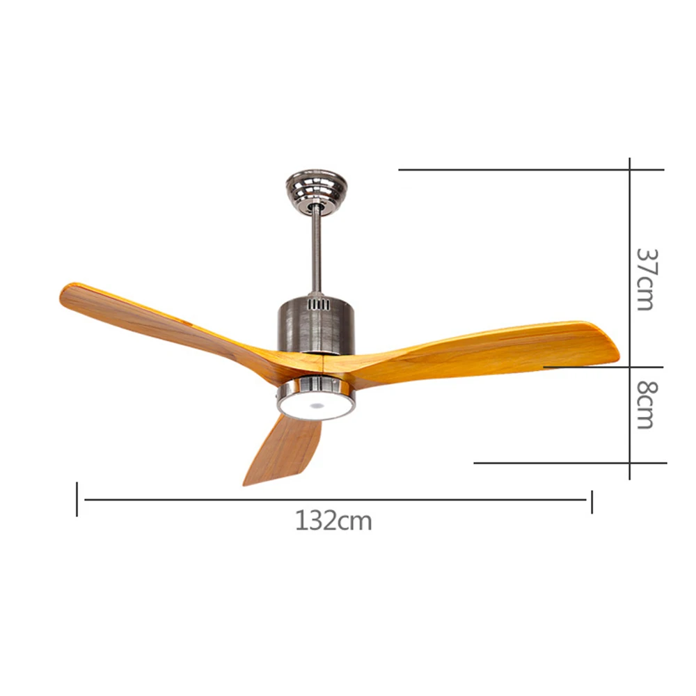 52 дюймов потолочный вентилятор-светильник с Дистанционный пульт минимализм