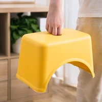 creative thicken plastic stools living room non slip bath bench children step stool changing shoes stool kids furniture pouf
