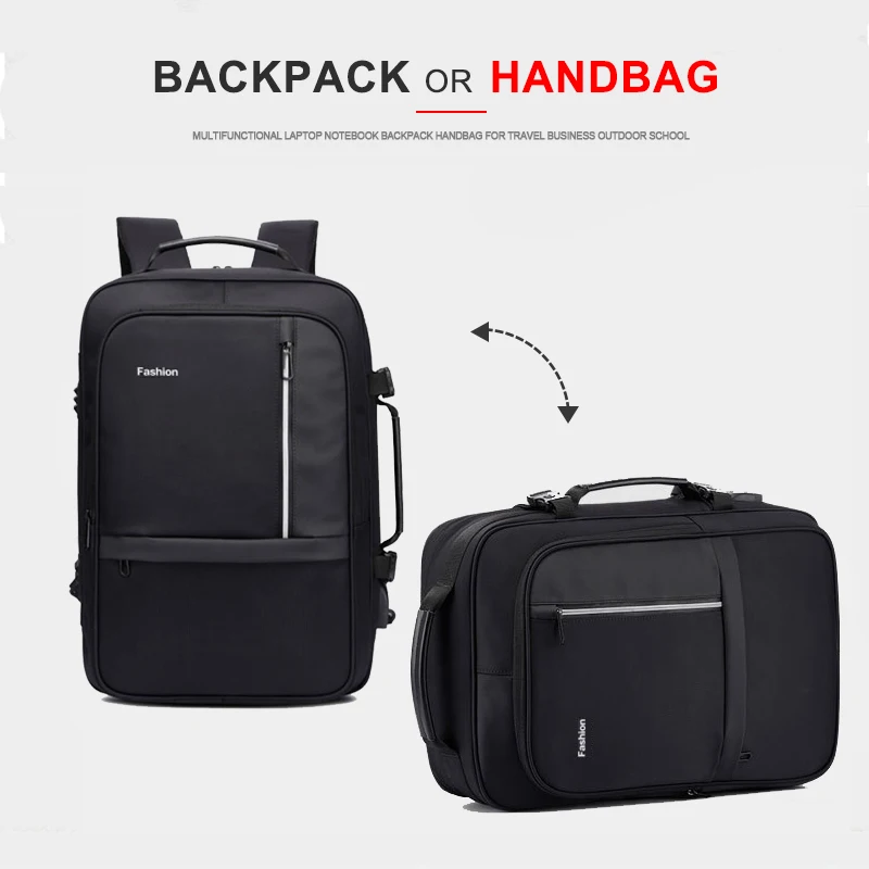 Большой рюкзак с защитой от кражи для мужчин и женщин дорожная сумка ноутбука 17