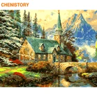 Картина CHENISTORY по номерам сделай сам, картина по номерам в сельской местности, акриловый холст, живопись, пейзаж для творчества, подарок 60x75 см