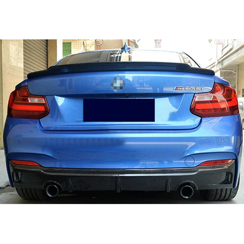 F22 2 двери модифицированный C74 Стиль FRP Стекловолоконный задний багажник губа