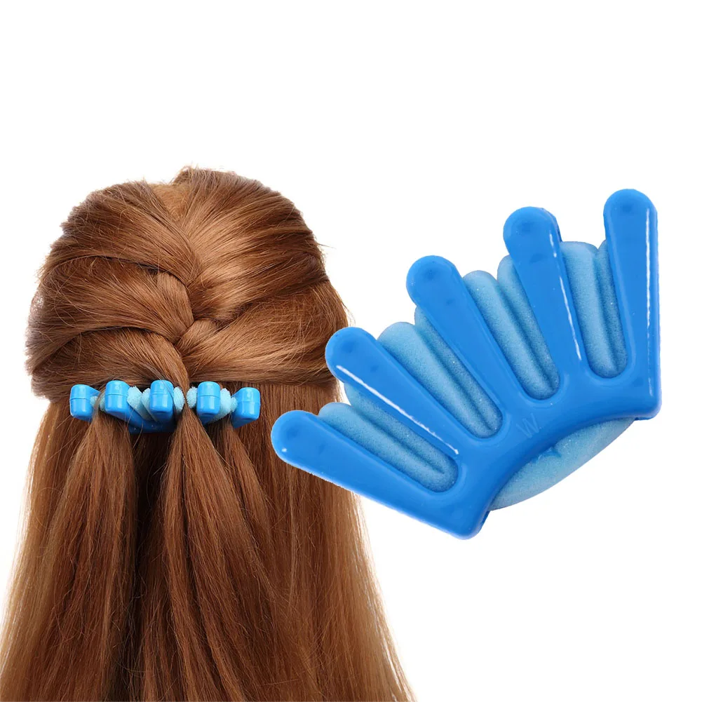 

Sponge Hair Braider Multifunctional Hair Braiding Tool French Twist Plait Hair Braider Palm Shaped Diy Hair Styling Accessories