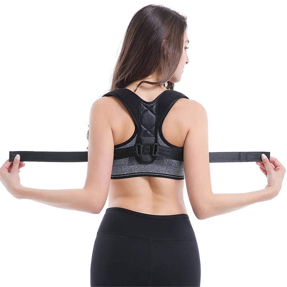 

Adjustable Back Posture Corrector Body Shape Clavicle Spine Back Support Belt Posture Correction Therapy Wrap Back Support