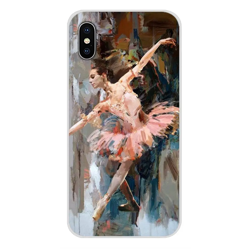 For Xiaomi Mi4 Mi5 Mi5S Mi6 Mi A1 A2 5X 6X 8 9 Lite SE Pro Max Mix 2 3 2S Ballet Ballerina oil painting Cell Phone Case Cover | Мобильные
