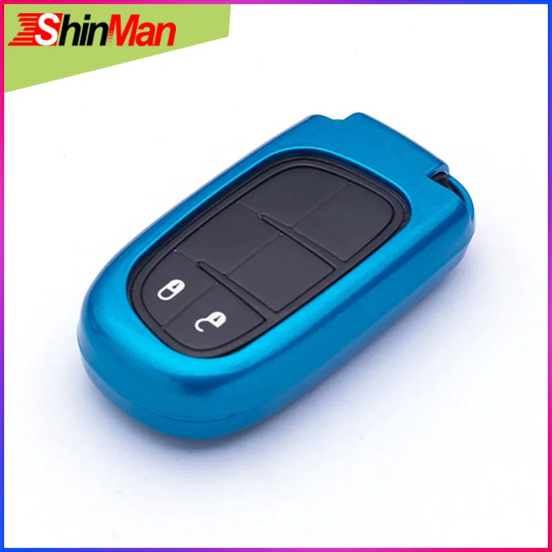 ShinMan Fashion 2 3 4 Button ABS Paint Remote key CAR Cover Case For Jeep Cherokee Liberty Renegade Dodge Fit | Автомобили и