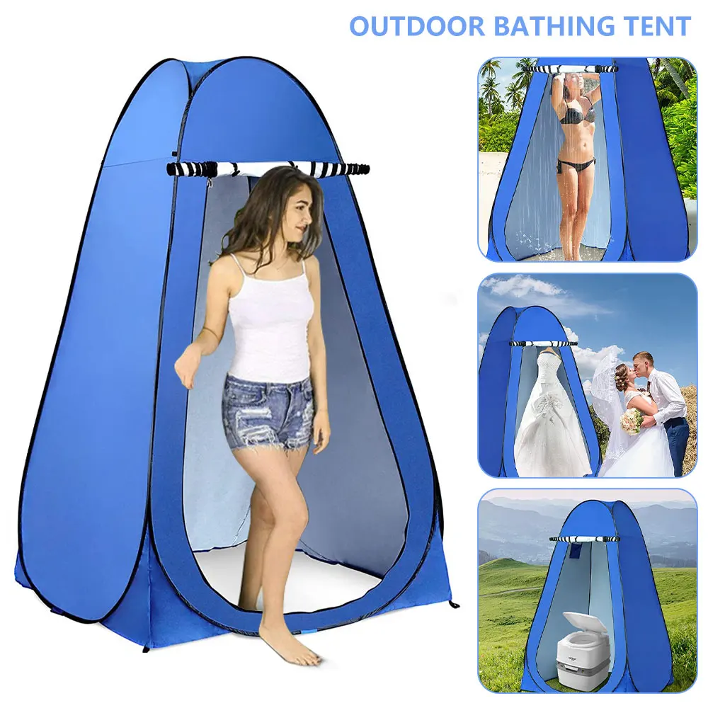 

Складная палатка для конфиденциальности, мгновенная портативная легкая палатка для кемпинга и душа, туристическая палатка для пляжа и отды...