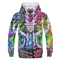 2021 spring autumn and winter fashion new mens hoodie anime cartoon character 3d printing plus cold warm casual hoodie top