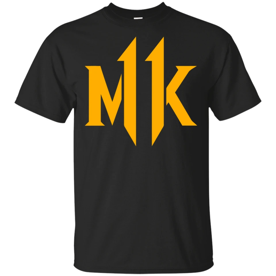 Классическая черная футболка Mortal Kombat Midway M-3Xl брендовая одежда | Мужская