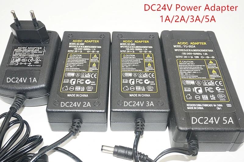 LED Power Supply Adapter DC 5V/12V/24V 1A-10A for LED Strip Lights, Tape Lighting, and LED Drivers image 4