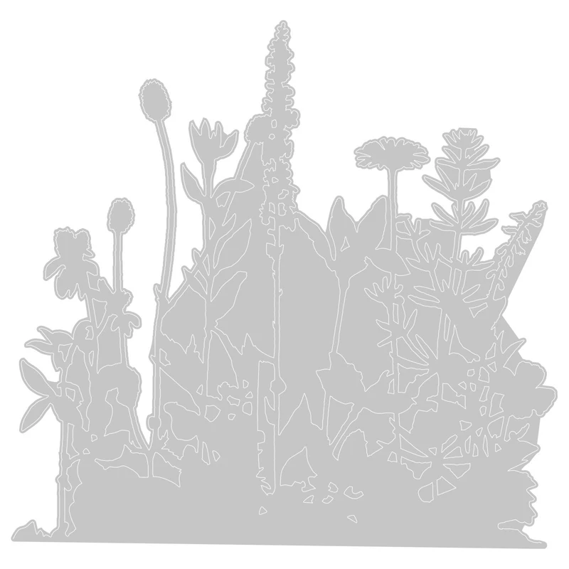 Металлические Вырубные штампы в виде цветов для рукоделия скрапбукинга