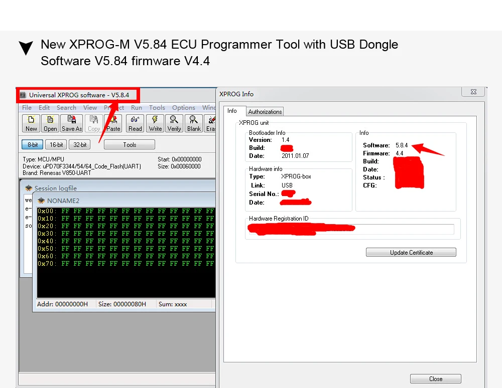 Xprog V5.84 ЭКЮ программист Профессиональный XProg M со всеми адаптерами Xprog V5.55 EWS3 адаптер EEPROM адаптер