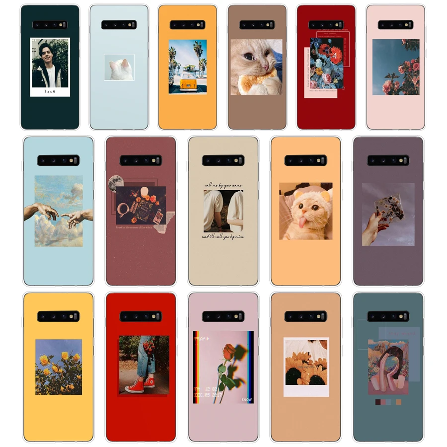 Мягкий силиконовый чехол из ТПУ для Samsung Galaxy A01 A10 M11 M21 S10 S20 Plus